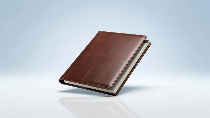 Leather Professional Padfolio with Notepad