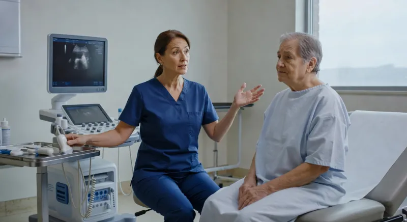 Sonography for Elderly Patient Care at Home